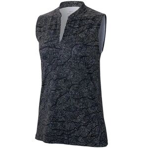 Nike Women's Dri-Fit UV Sleeveless Printed Golf Polo